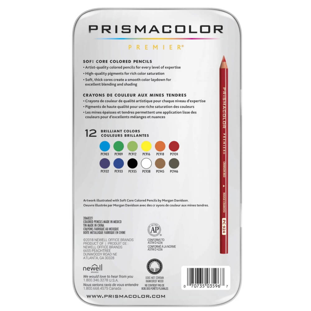 Prismacolor Premier pencil 12 set – P: (02) 9550 1544