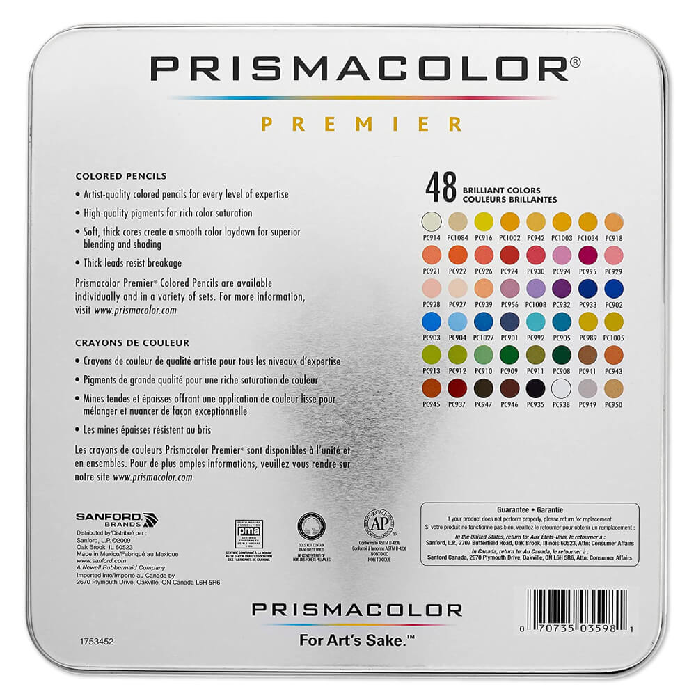 Prismacolor Premier pencil 48 set – P: (02) 9550 1544