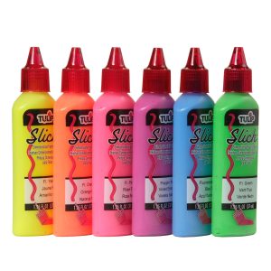 Tulip dimensional fabric paint neon pack - fabric decoration