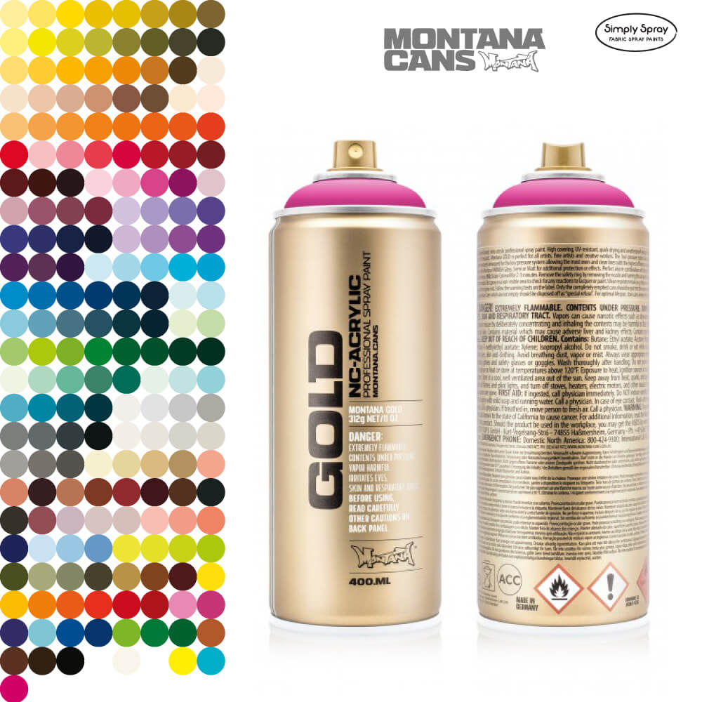 Montana Gold Acrylic Spray - Colours – Simply Spray Australia – P: (02)  9550 1544