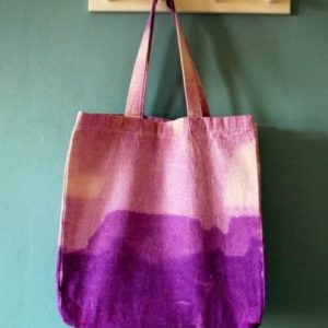 Calico bag in natural colour - Gift tote bag