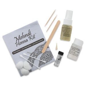 Jacquard Mehndi Henna Kit Non-permanent Body Art Henna Tattoo Kit