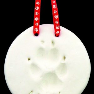 Sculpey Keepsake paw to capture your dog's footprints