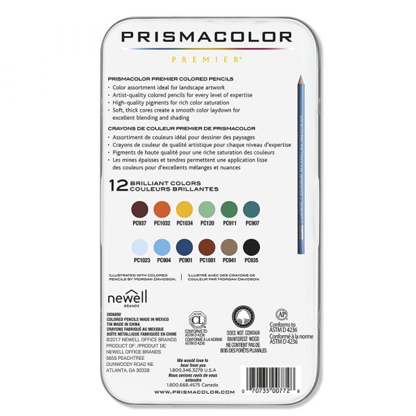 Prismacolor Premier pencil 12 Landscape Set – P: (02) 9550 1544