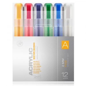 Montana acrylic marker 2mm Set A 12pk swatch