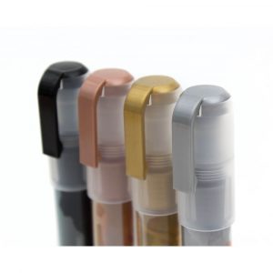 MONTANA ACRYLIC MARKER 2MM METALLICS SET 4PK COLOURS