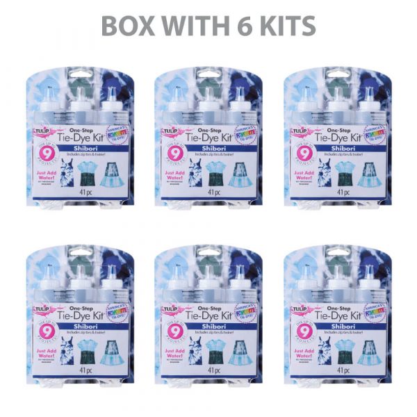 Tulip Tie Dye Kit Shibori Medium (3 bottles) – Box with 6 kits
