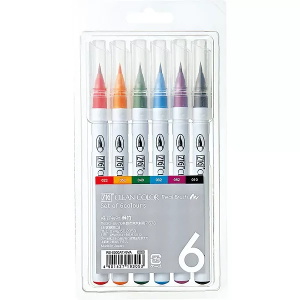 Zig Clean Color – Set of 6