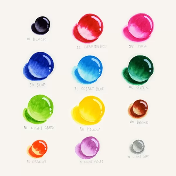 Zig Clean Color – Sets of 12 Basic Colours2