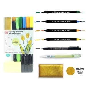 Zig Watercolour Set – Flowers Wet on Wet EW-3