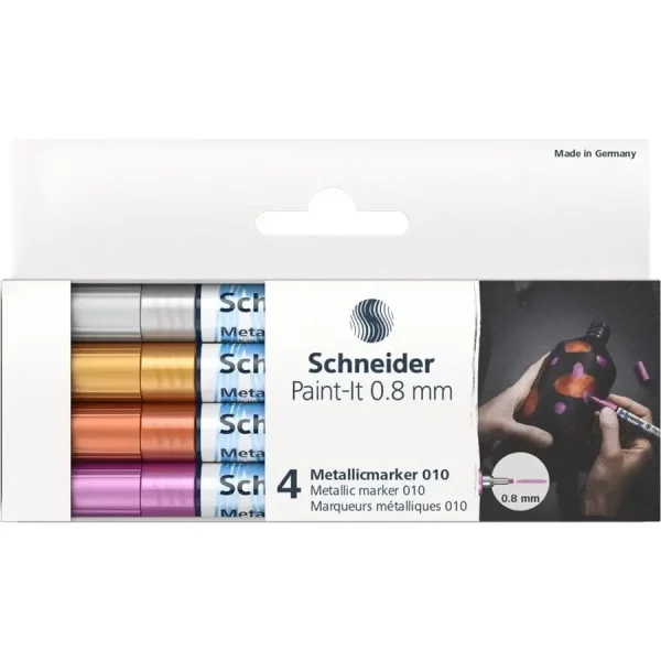 Schneider Metallic Paint-It 0.8 mm Set 1 4pc 2-min