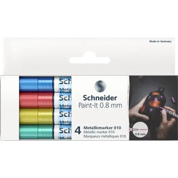 Schneider Metallic Paint-It 0.8 mm Set 2 4pc 2-min