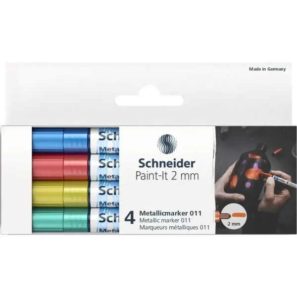 Schneider Metallic Paint-It 2mm Set 2 4pc