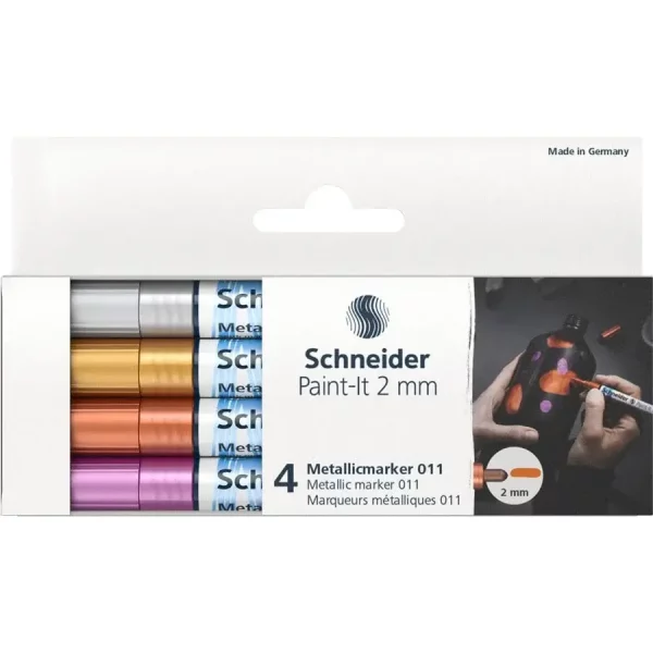 Schneider Metallic Paint-It 2mm Set 1 4pc 2-min