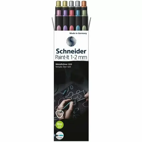 Schneider Paint-It Metallic Liner 1-2mm Set 10pc